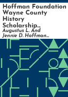 Hoffman_Foundation_Wayne_County_history_scholarship_essays